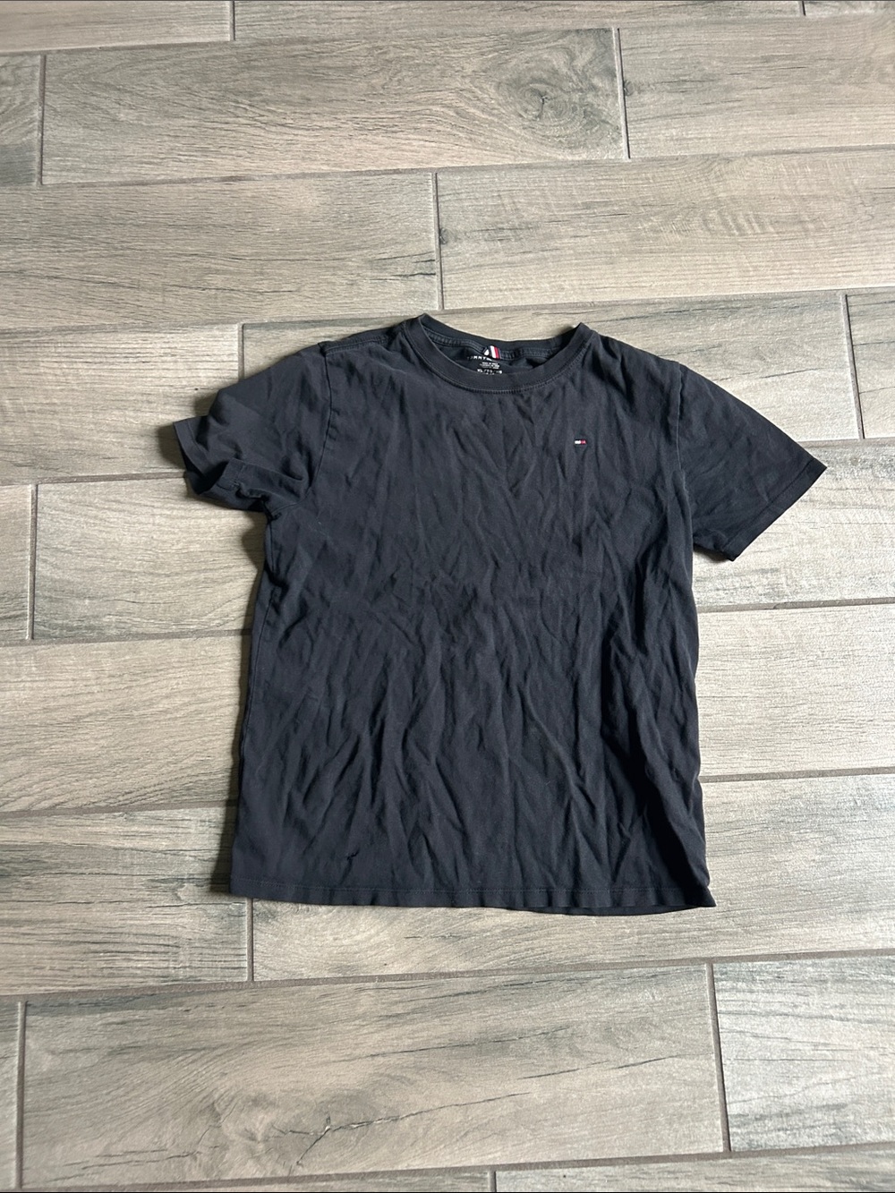 Tommy Hilfiger Black Short Sleeve Crew Neck Tee